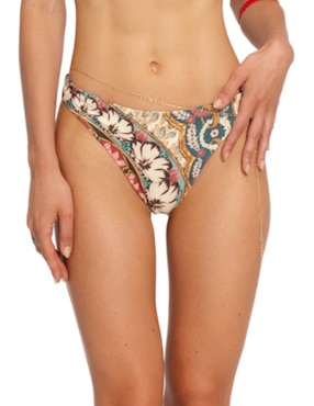 Panty bikini Agua Bendita a la cintura para mujer