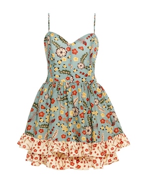 Vestido corto casual Agua Bendita para mujer