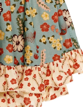 Vestido corto casual Agua Bendita para mujer