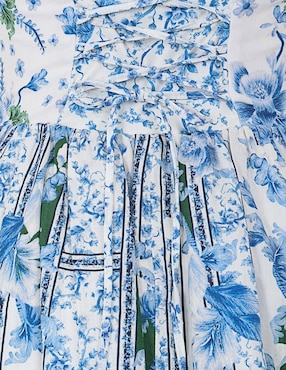 Vestido corto casual Agua Bendita para mujer