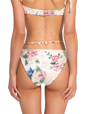 Panty bikini Agua Bendita a la cintura para mujer