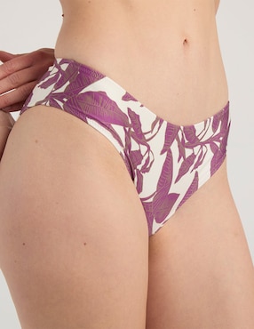 Bikini Selmark estampado floral a la cadera para mujer
