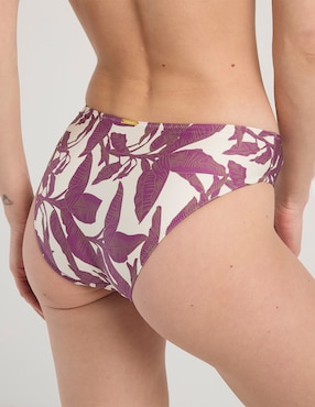 Bikini Selmark estampado floral a la cadera para mujer