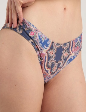 Bikini Selmark estampado a la cadera para mujer