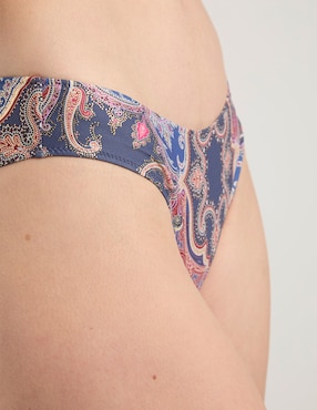 Bikini Selmark estampado a la cadera para mujer
