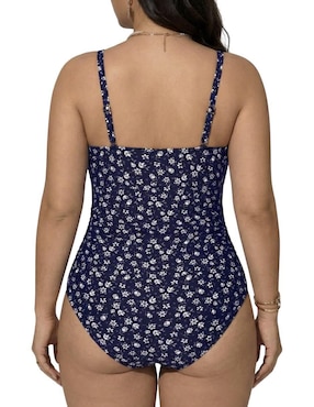 Traje de baño completo Lemonade estampado floral para mujer