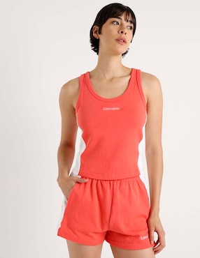 Short Calvin Klein de algodón para mujer