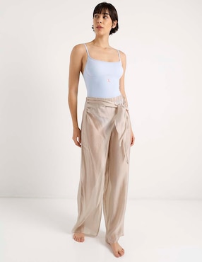 Pantalón acampanado Calvin Klein amplio para mujer
