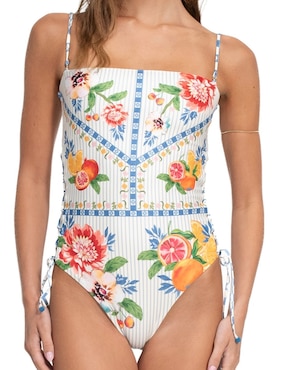 Traje de baño completo Agua Bendita estampado gráfico para mujer