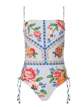 Traje de baño completo Agua Bendita estampado gráfico para mujer