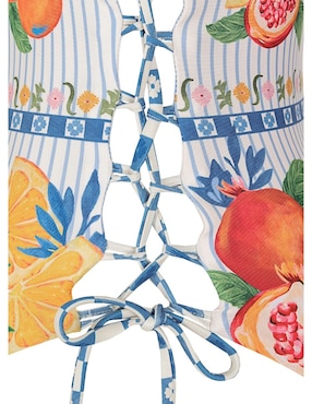 Traje de baño completo Agua Bendita estampado gráfico para mujer