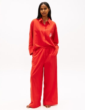 Salida de playa pantalón Tommy Hilfiger para mujer