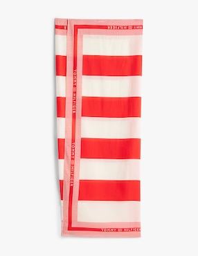 Pareo Tommy Hilfiger con estampado a rayas