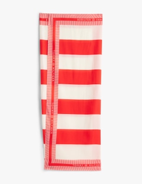 Pareo Tommy Hilfiger con estampado a rayas