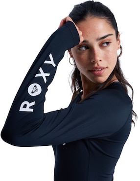 Traje de baño completo Roxy estampado liso para mujer