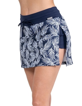 Falda short Fullsand estampado floral a la cintura para mujer