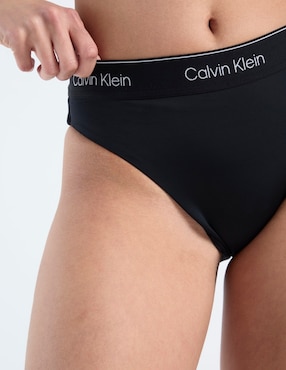 Panty bikini Calvin Klein a la cintura para mujer