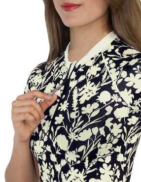 Wetshirt Sunskin estampado floral para mujer