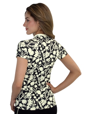 Wetshirt Sunskin estampado floral para mujer