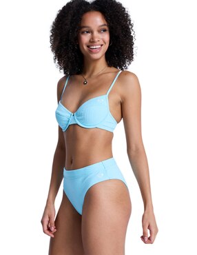 Hipster bikini Roxy a la cintura para mujer