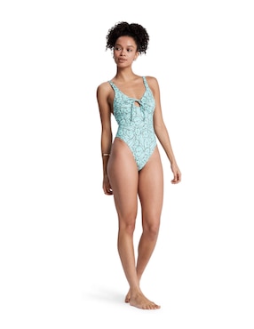 Traje de baño completo Roxy estampado gráfico para mujer