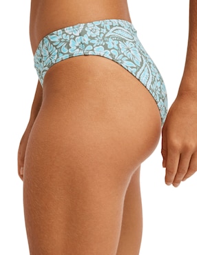 Hipster bikini Roxy estampado gráfico a la cintura para mujer