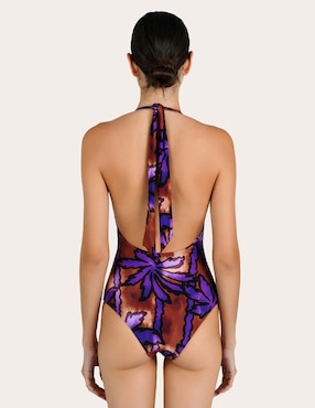 Traje de baño completo Zingara estampado floral para mujer