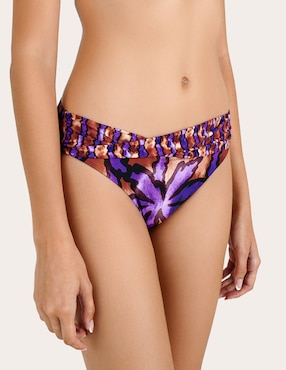 Bikini Zingara estampado macroprint a la cadera para mujer