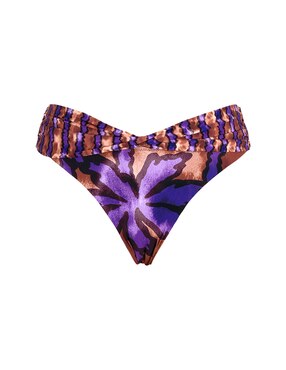 Bikini Zingara estampado macroprint a la cadera para mujer