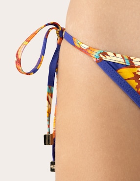 Bikini Zingara estampado macroprint a la cadera para mujer