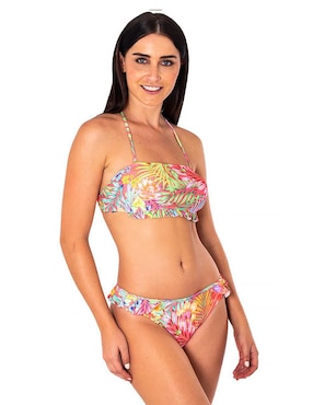 Conjunto Bikini Maxima Swimwear Estampado Floral Para Mujer