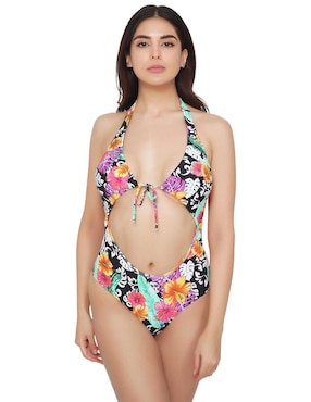 Traje De Baño Completo Maxima Swimwear Estampado Floral Para Mujer