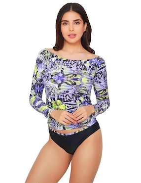 Conjunto Tankini Maxima Swimwear Para Mujer