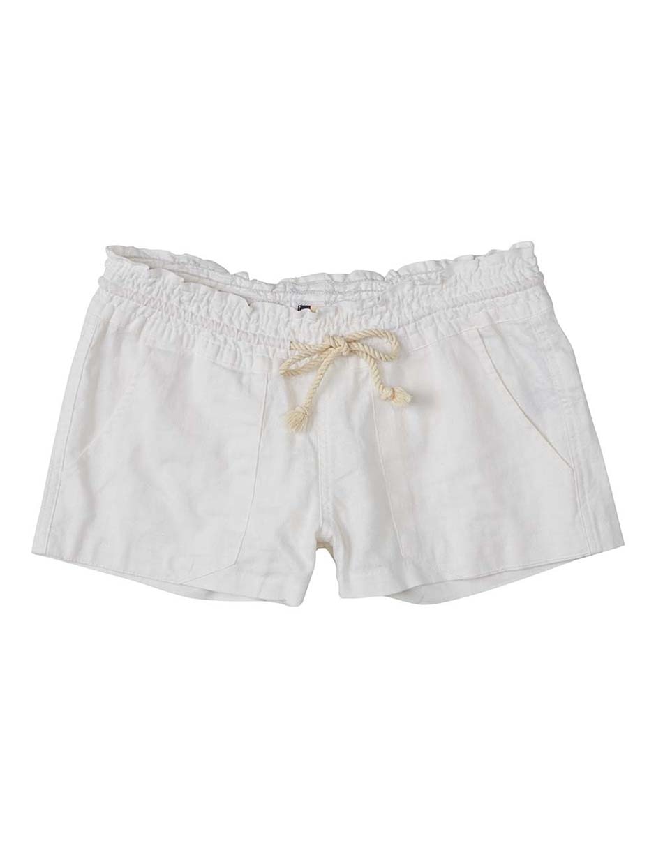 Salida de playa short con listón para mujer 2