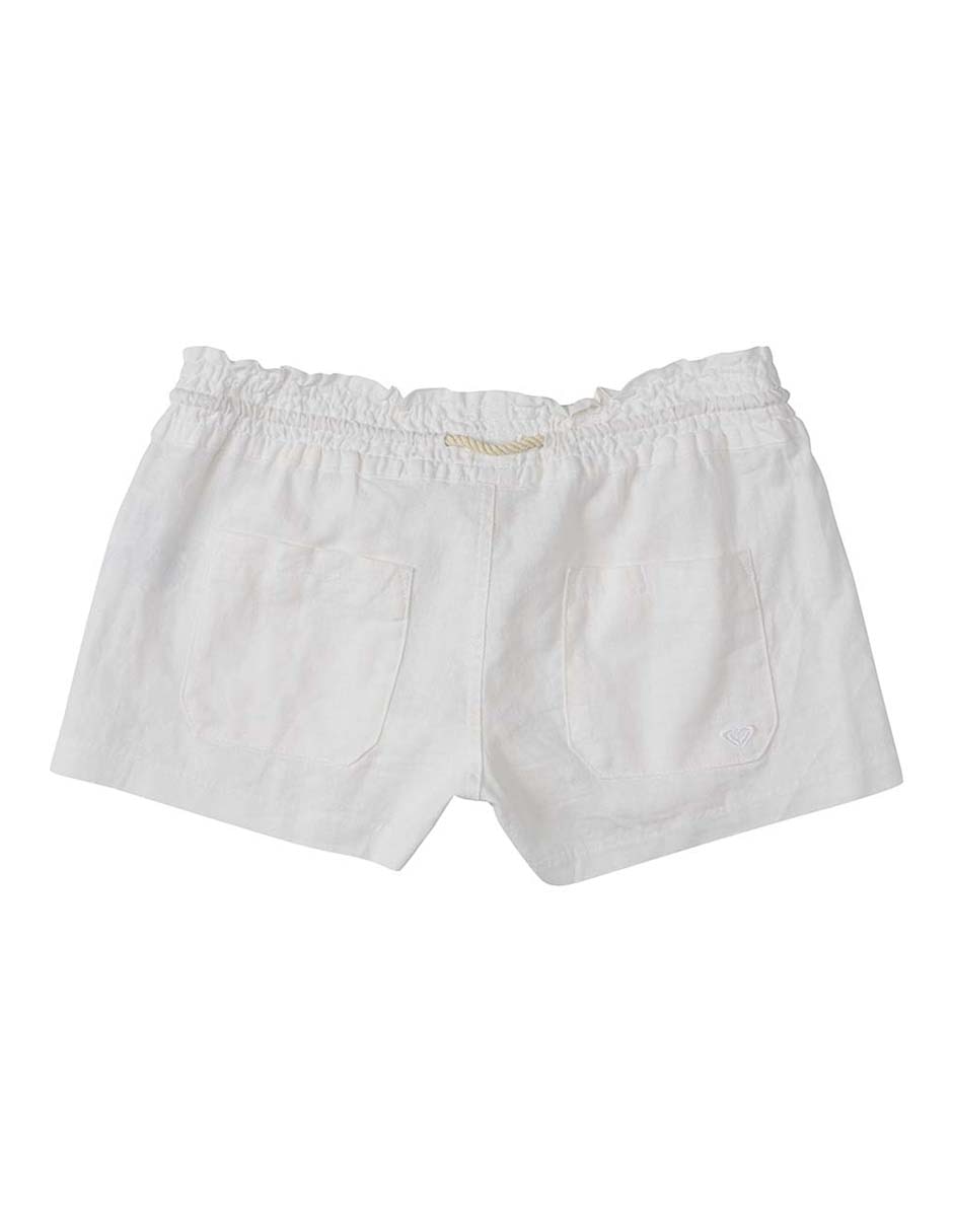 Salida de playa short con listón para mujer 4