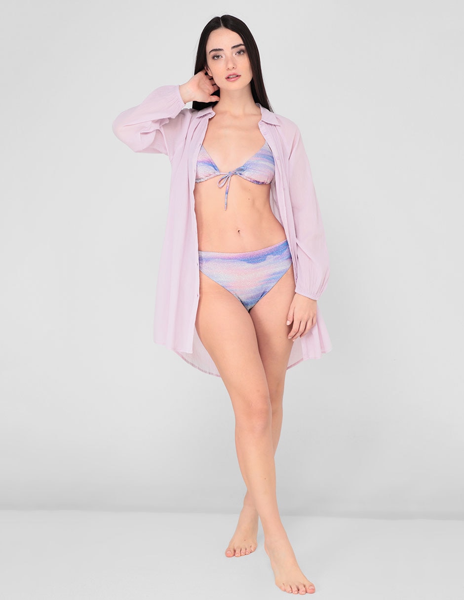 Top bikini con copa removible para mujer 5