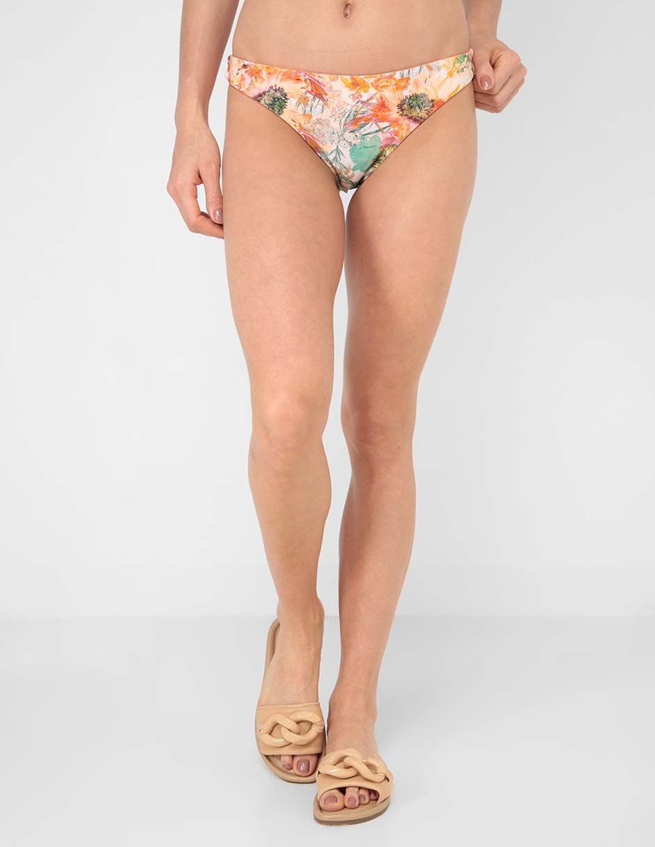 Bikini estampado floral a la cintura para mujer