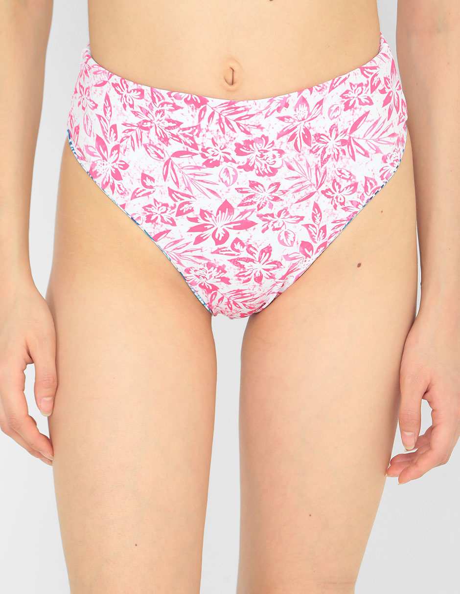 Bikini floral media cintura para mujer 3