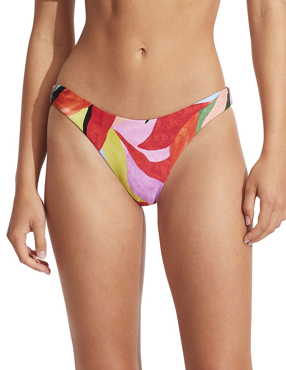 Bikini floral a la cadera para mujer Bikini floral a la cadera para mujer