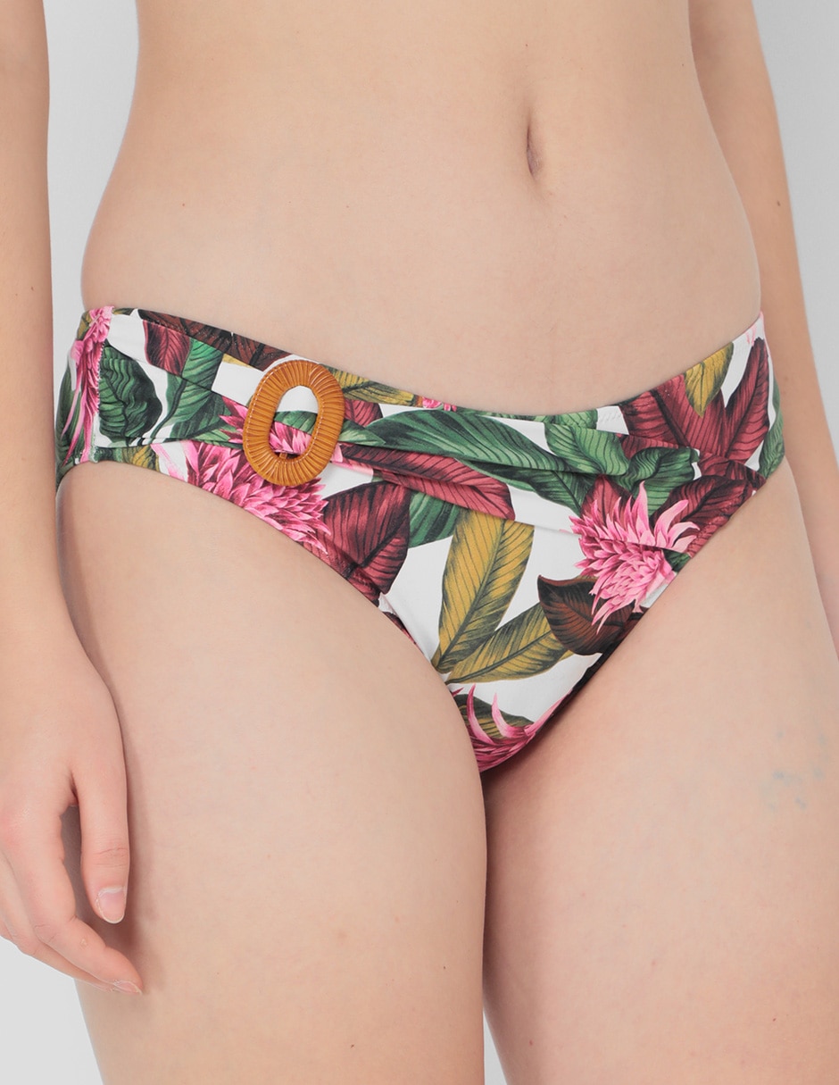 Bikini floral cadera para mujer 2