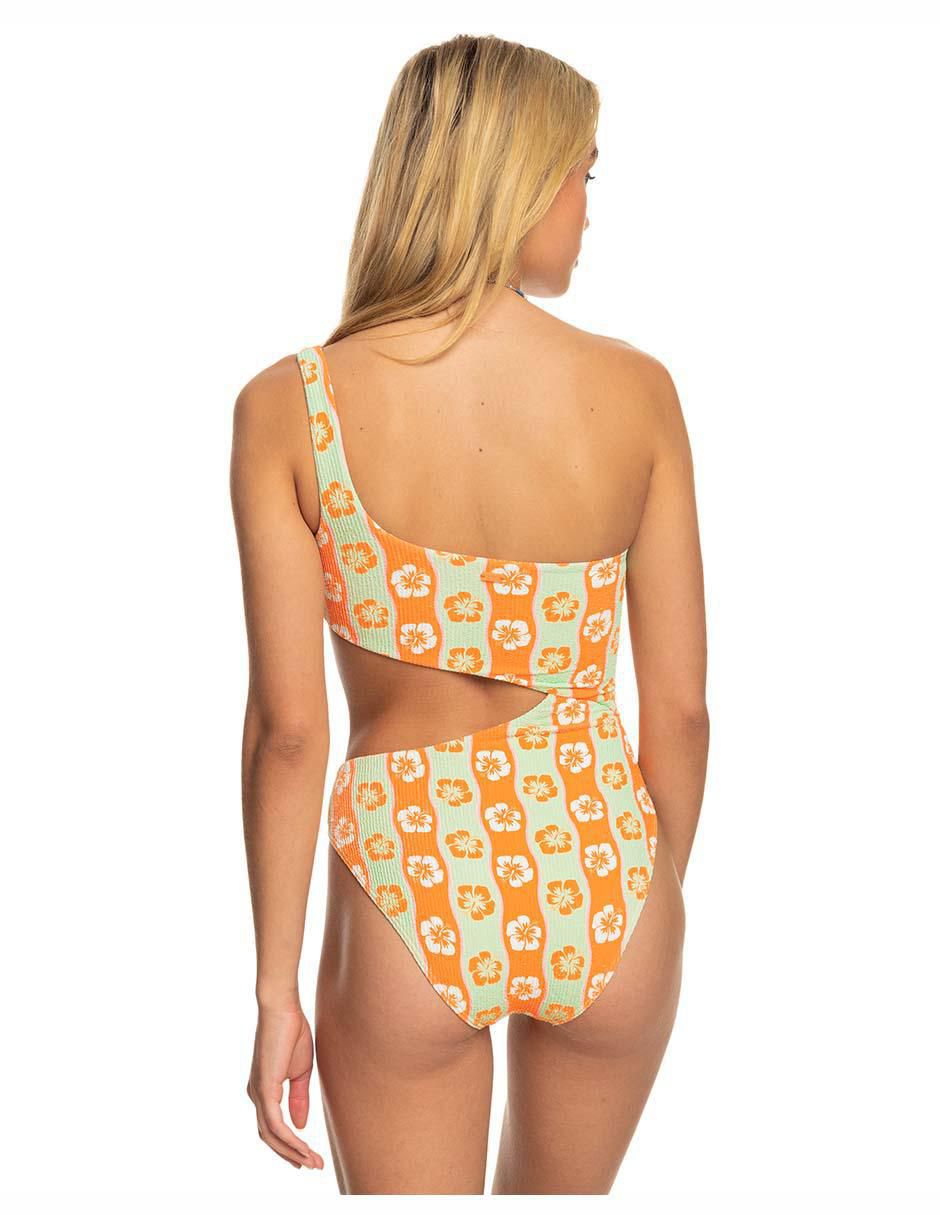 Traje de baño completo estampado floral para mujer 2