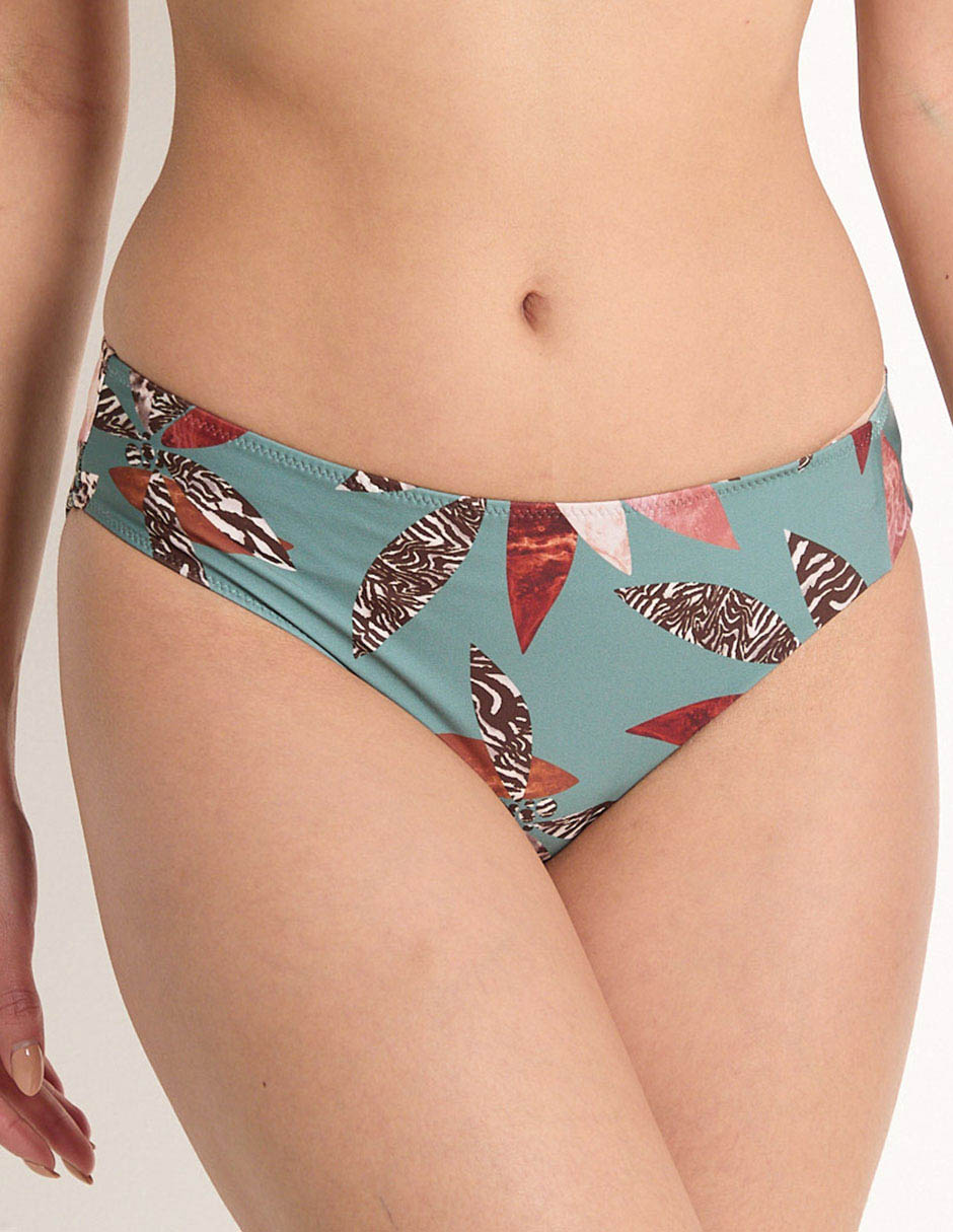 Bikini estampado a la cadera para mujer Bikini estampado a la cadera para mujer