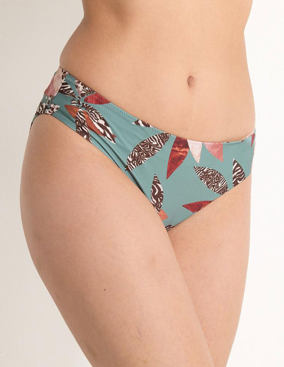 Bikini estampado a la cadera para mujer 2