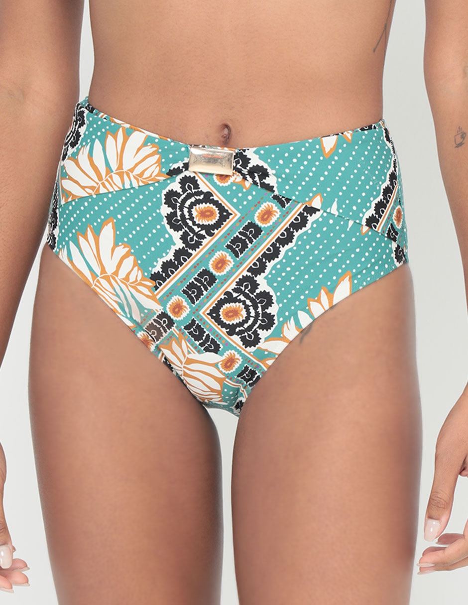 Bikini estampado a la cintura para mujer 1