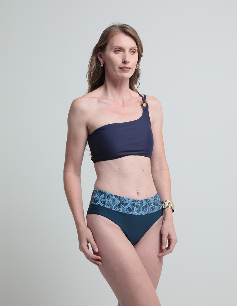 Bikini estampado a la cintura para mujer 2