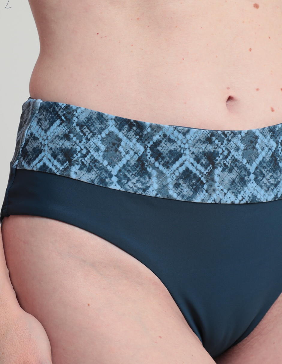 Bikini estampado a la cintura para mujer 4