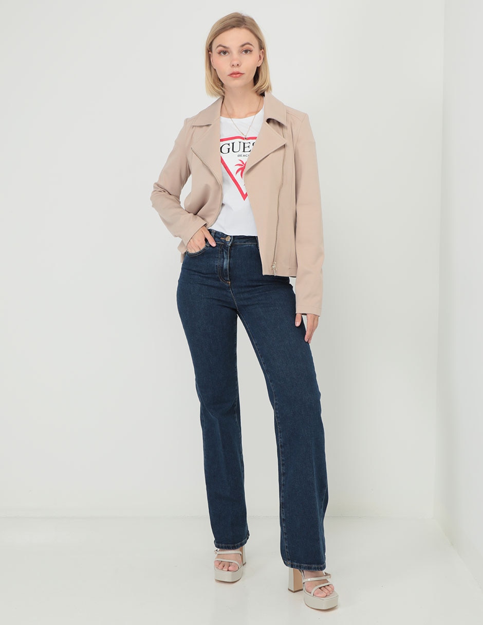 Playera manga corta cuello redondo para mujer 3