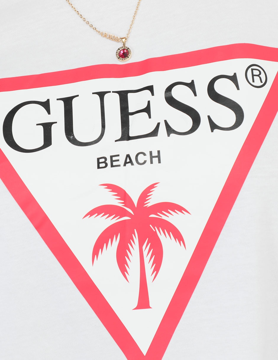 Playera manga corta cuello redondo para mujer 4