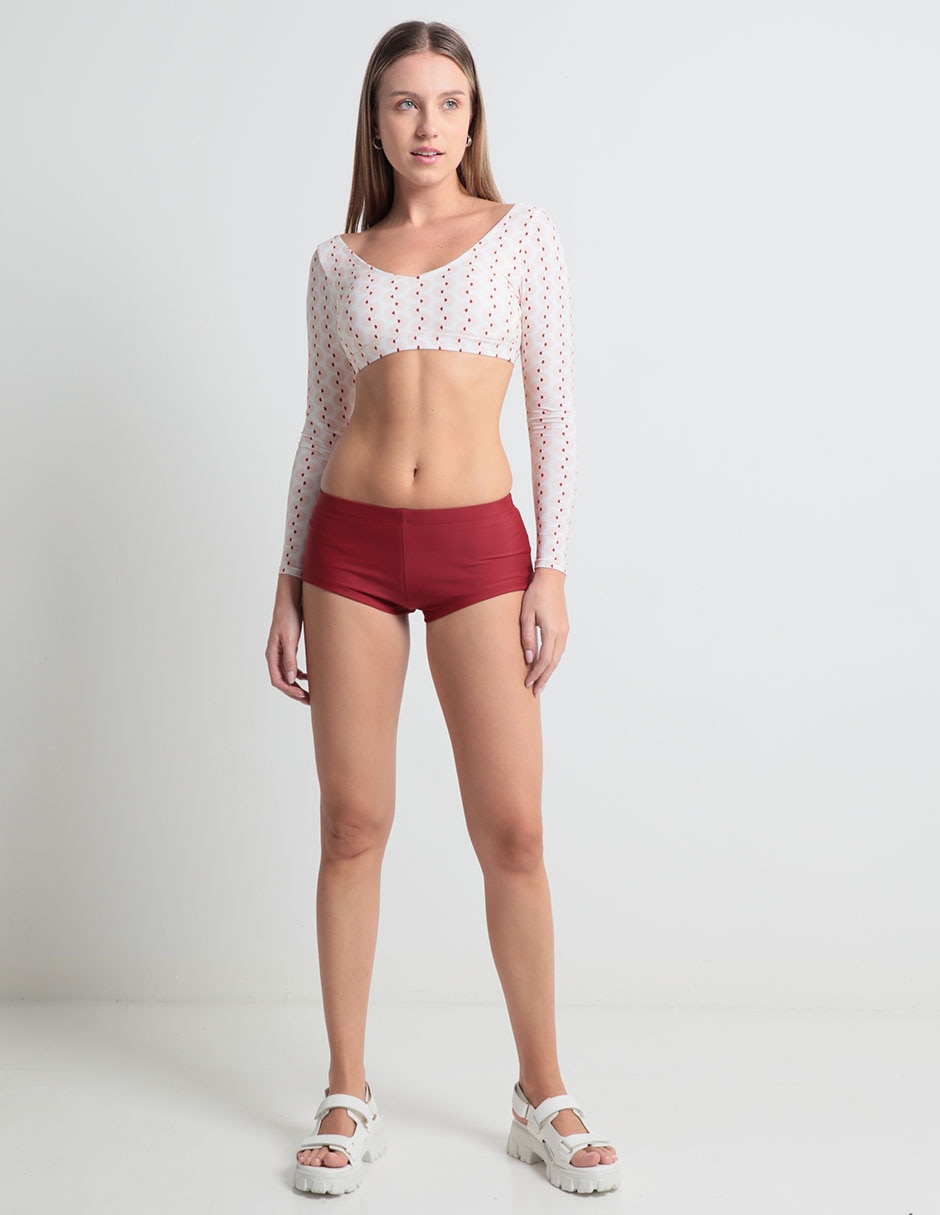 Shorty bikini a la cintura para mujer 3