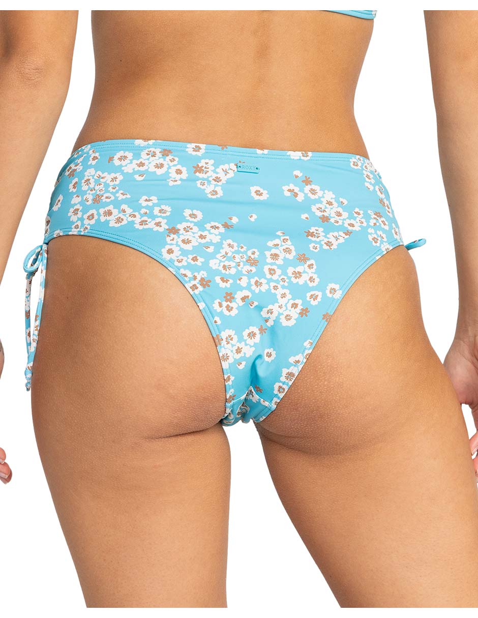 Cheeky bikini estampado floral a la cadera para mujer 4